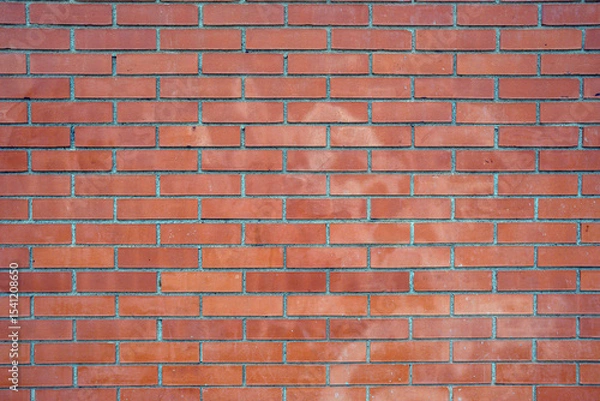 Obraz Background made of an ordinary red brick wall