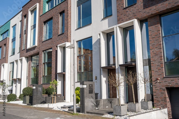 Obraz Modern serial housing seen in Berlin, Germany