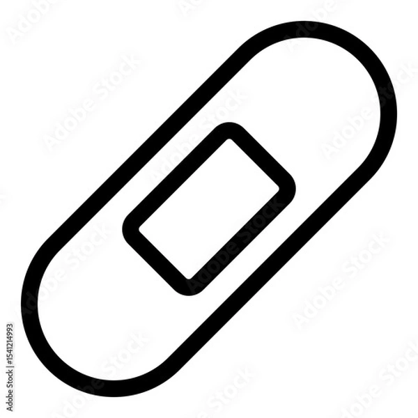 Obraz Bandage icon. Vector line icon
