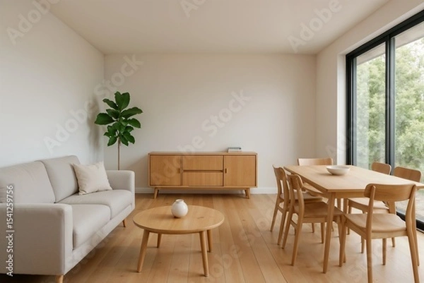 Fototapeta living room interior
