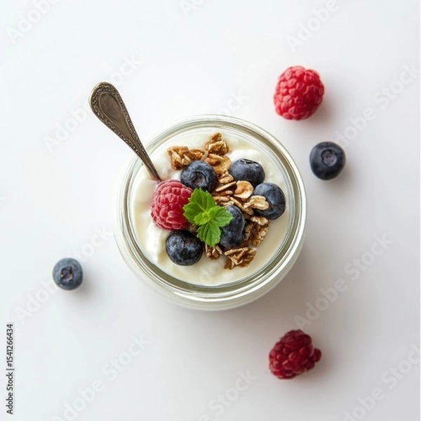 Obraz muesli with berries