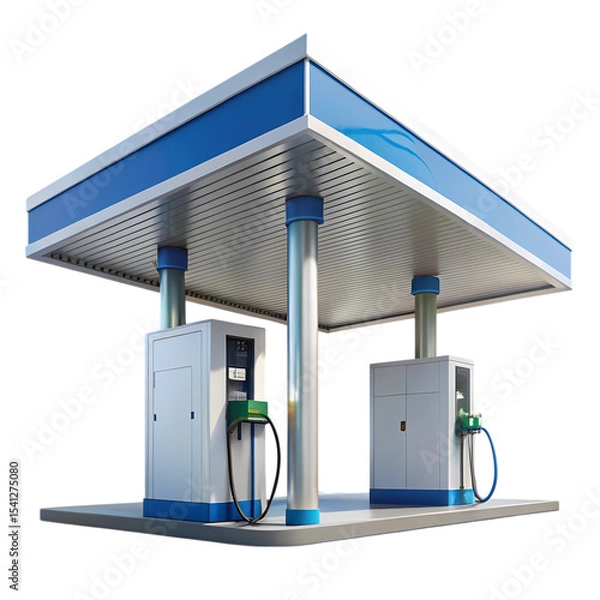 Obraz gas pump station