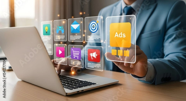 Fototapeta Effective Digital Marketing Strategies for Business Growth