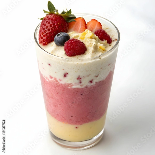 Obraz yogurt with fresh berries