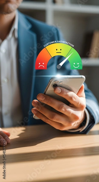 Fototapeta Enhancing Customer Satisfaction Through Quality Service and Feedback