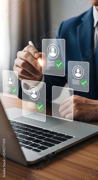 Fototapeta Innovative Digital Identity Verification Solutions for Enhanced Security