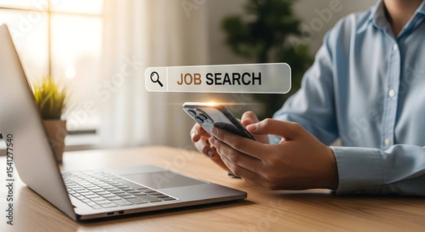 Fototapeta Effective Job Search Strategies for Success