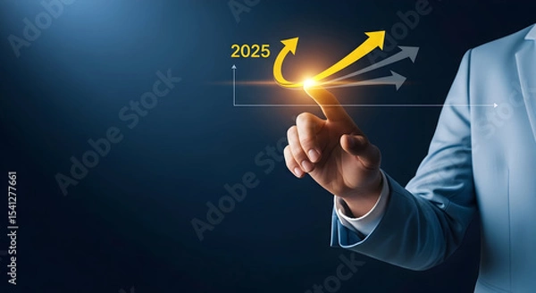 Fototapeta Innovative Business Strategies for 2025 Success