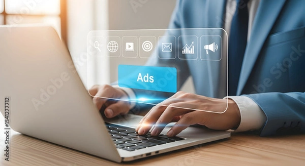 Fototapeta Effective Digital Advertising Strategies for Business Growth