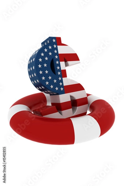 Fototapeta Dollar ring buoy