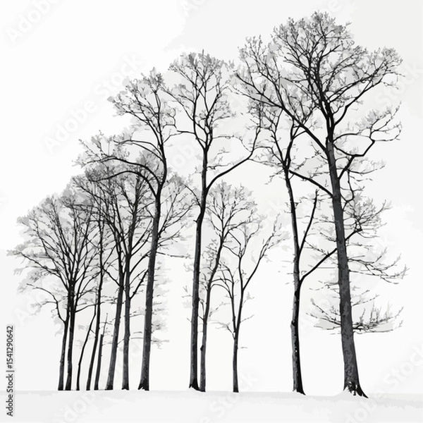 Obraz tree in the snow