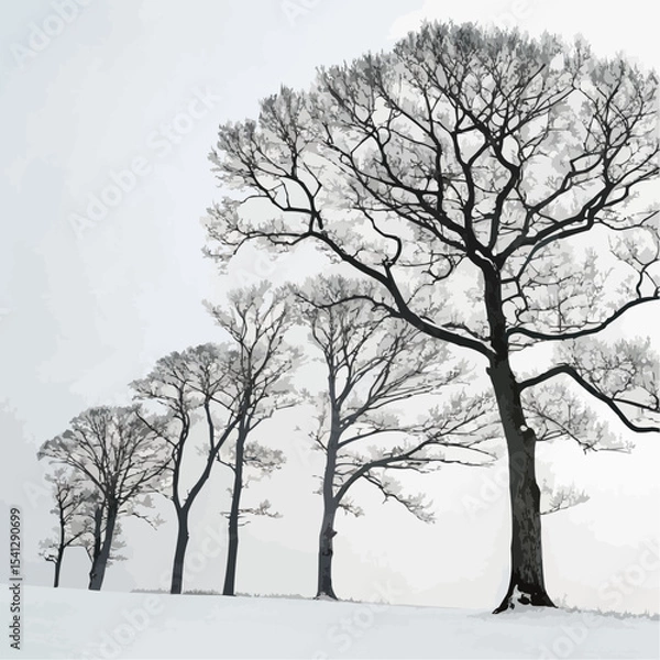 Obraz tree in winter