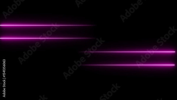 Obraz Glowing line Light effect icon. neon glowing line icon.