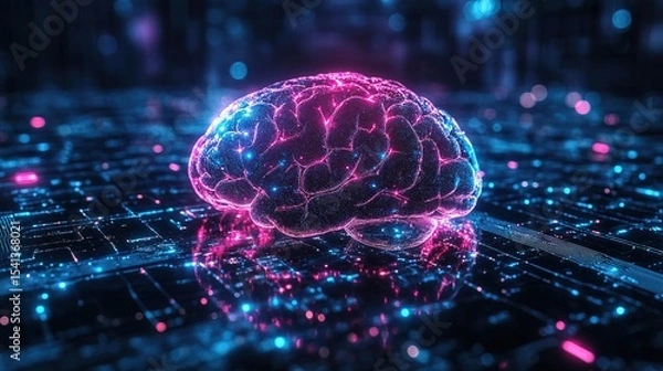 Fototapeta A brain-machine interface using WiFi signals to control digital devices 