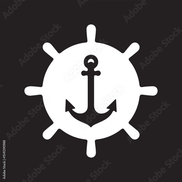 Obraz anchor with rope