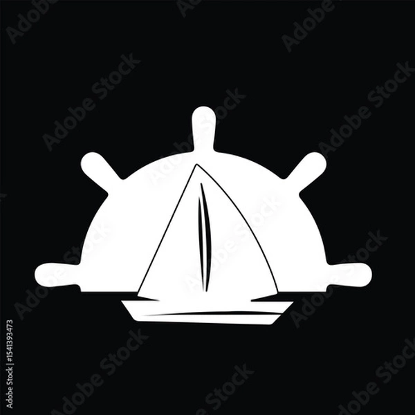 Obraz vector illustration of a ship