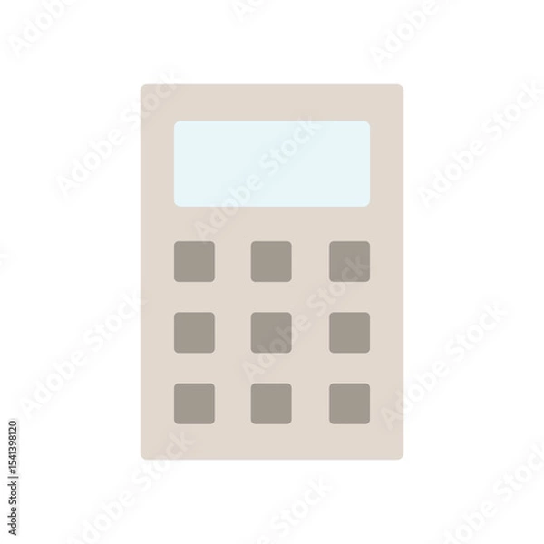 Fototapeta 文具_フラット_電卓