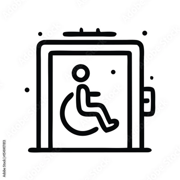 Fototapeta Download a high-quality pack of elevator icons perfect for websites apps and user interfaces featuring various designs and styles.