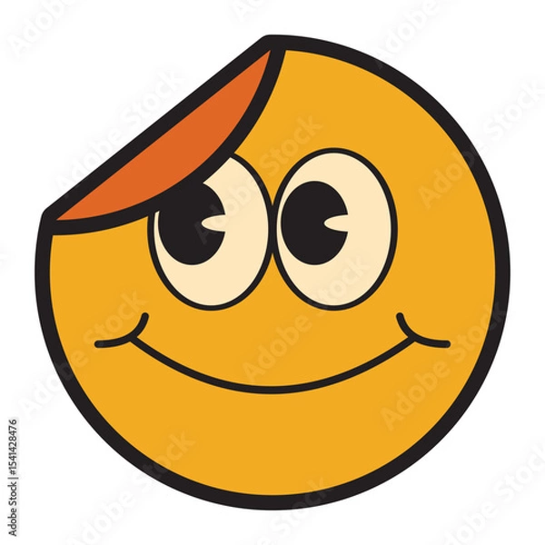 Obraz Retro Emoji Sticker