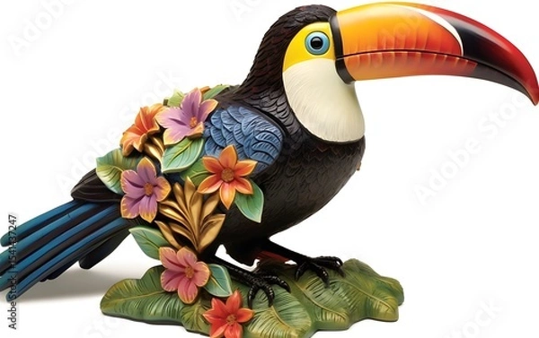 Fototapeta Close-up toucan portrait