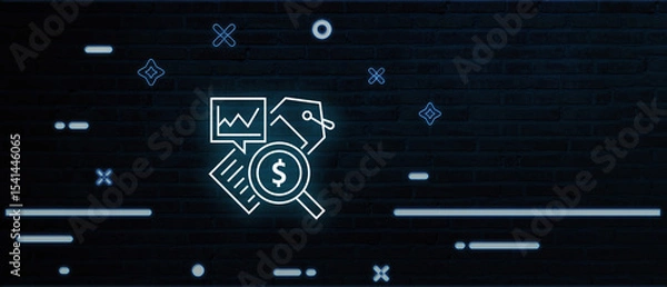 Fototapeta Priced to Perform Visualizing Strategy in the Data-Driven Market