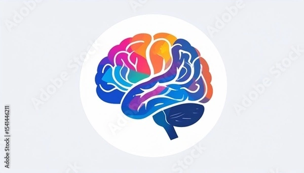 Obraz Abstract Neuroscience Logo