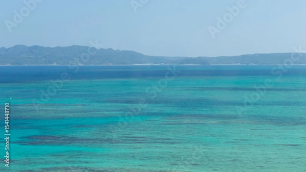 Fototapeta 沖縄の青い海