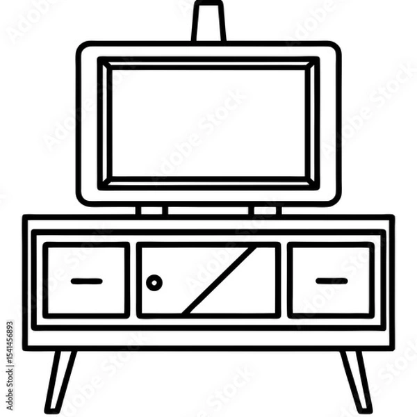 Obraz TV stand  vector
