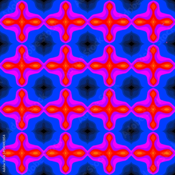 Obraz seamless geometric pattern