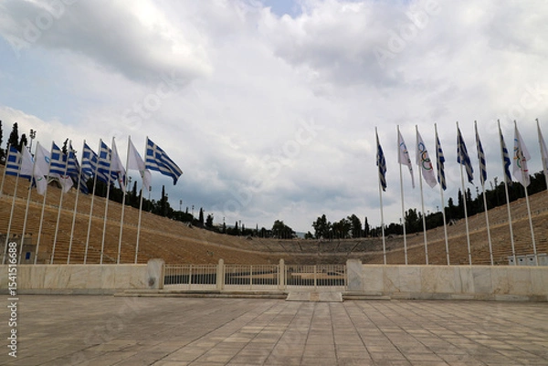 Obraz The Panathenaic Stadium in Athens is the Olympic stadium for the first modern Olympic Games in 1896