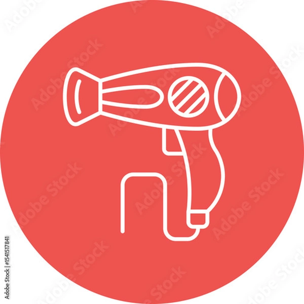 Fototapeta Hair dryer Icon