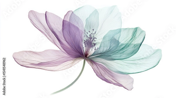 Obraz Ethereal Translucent Flowers in Soft Pastel Shades. BAnner