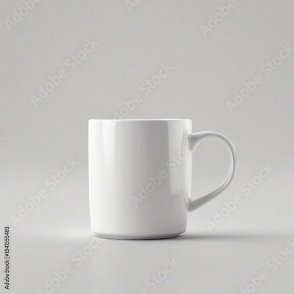 Obraz empty white cup