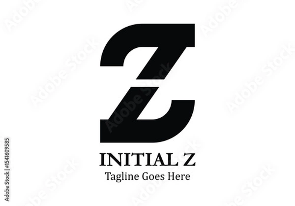 Obraz Initial letter Z unique logo