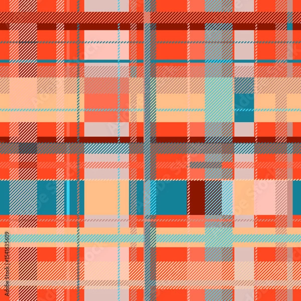 Fototapeta Vector - highland template seamless pattern.