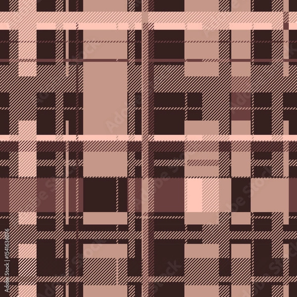 Fototapeta Vector - highland template seamless pattern.
