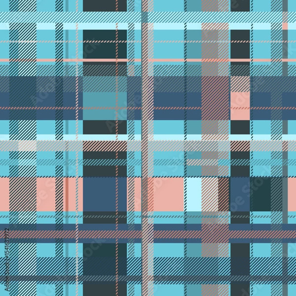 Fototapeta Vector - highland template seamless pattern.