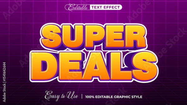 Obraz super deals - Editable Text Effect, Font Style