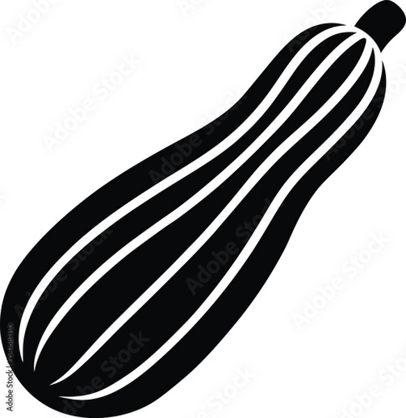 Obraz Zucchini Icon Outline Vector Illustration
