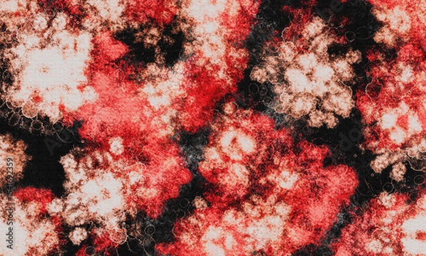 Fototapeta black ,red  and white paper texture background