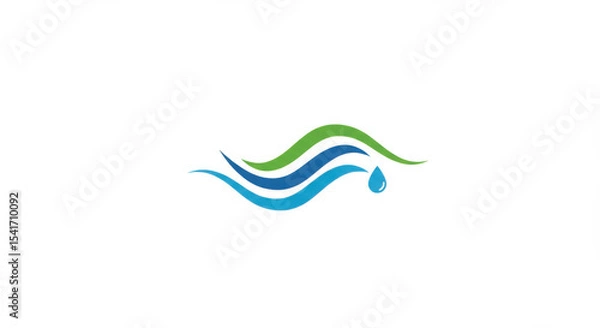 Fototapeta abstract background with colorful waves