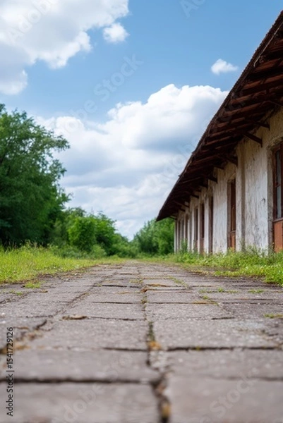 Obraz Old railway station turned into eco-learning hub, Eco revival