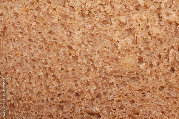 Obraz Close-up texture of rye bread