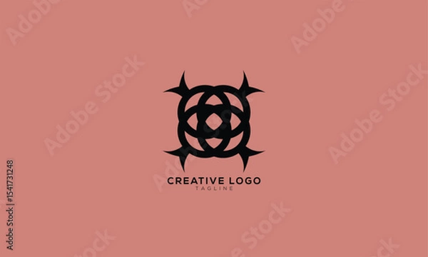 Obraz MOSAIC PATTERN Abstract initial monogram letter alphabet logo design