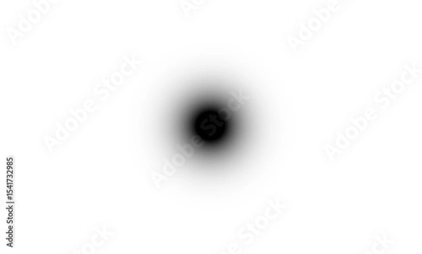 Obraz Soft Gray png Drop Shadow Overlay for Transparent UI Elements Round Gradient Stickers, Labels, Notes, and Interface Layouts for Web Pages, Product Cards, Invitations and Modern Design Systems