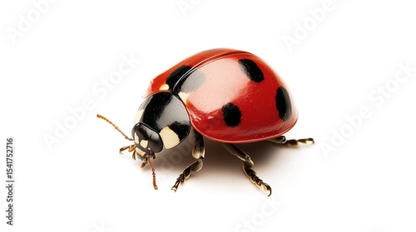Fototapeta Ladybug isolate on white background