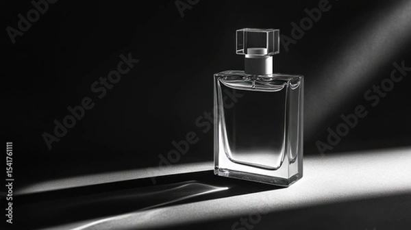 Obraz Perfume bottle in studio lighting