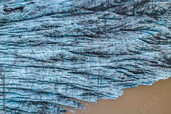 Obraz Glacier in Iceland-view from a drone