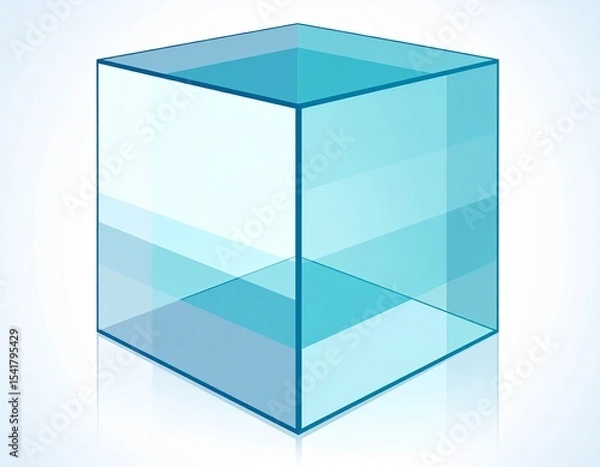 Fototapeta acrylic box abstract. 