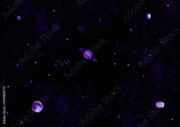 Obraz galaxy in a free space.